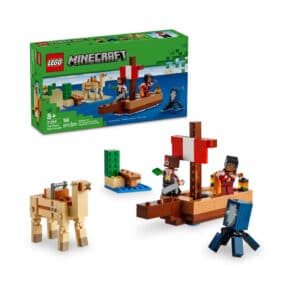 LEGO-Minecraft-Baustein-Set-21259-Die-Piratenschiffreise