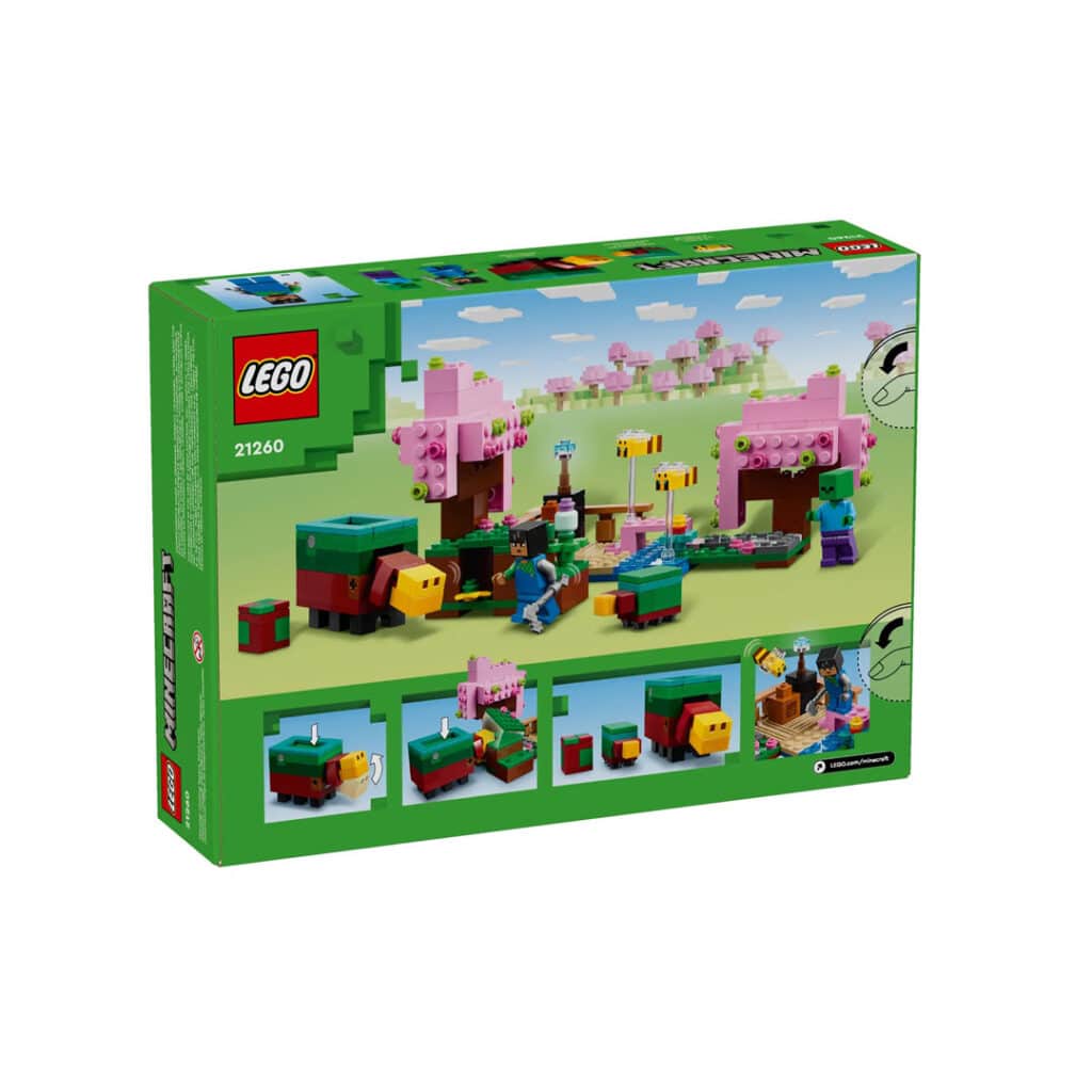 LEGO-Minecraft-Baustein-Set-21260-Der-Kirschbluetengarten-03