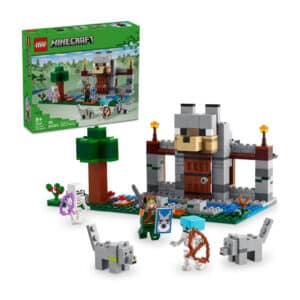LEGO-Minecraft-Baustein-Set-21261-Die-Wolfsfestung