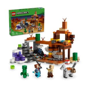 LEGO-Minecraft-Baustein-Set-21263-Die-Mine-in-den-Badlands