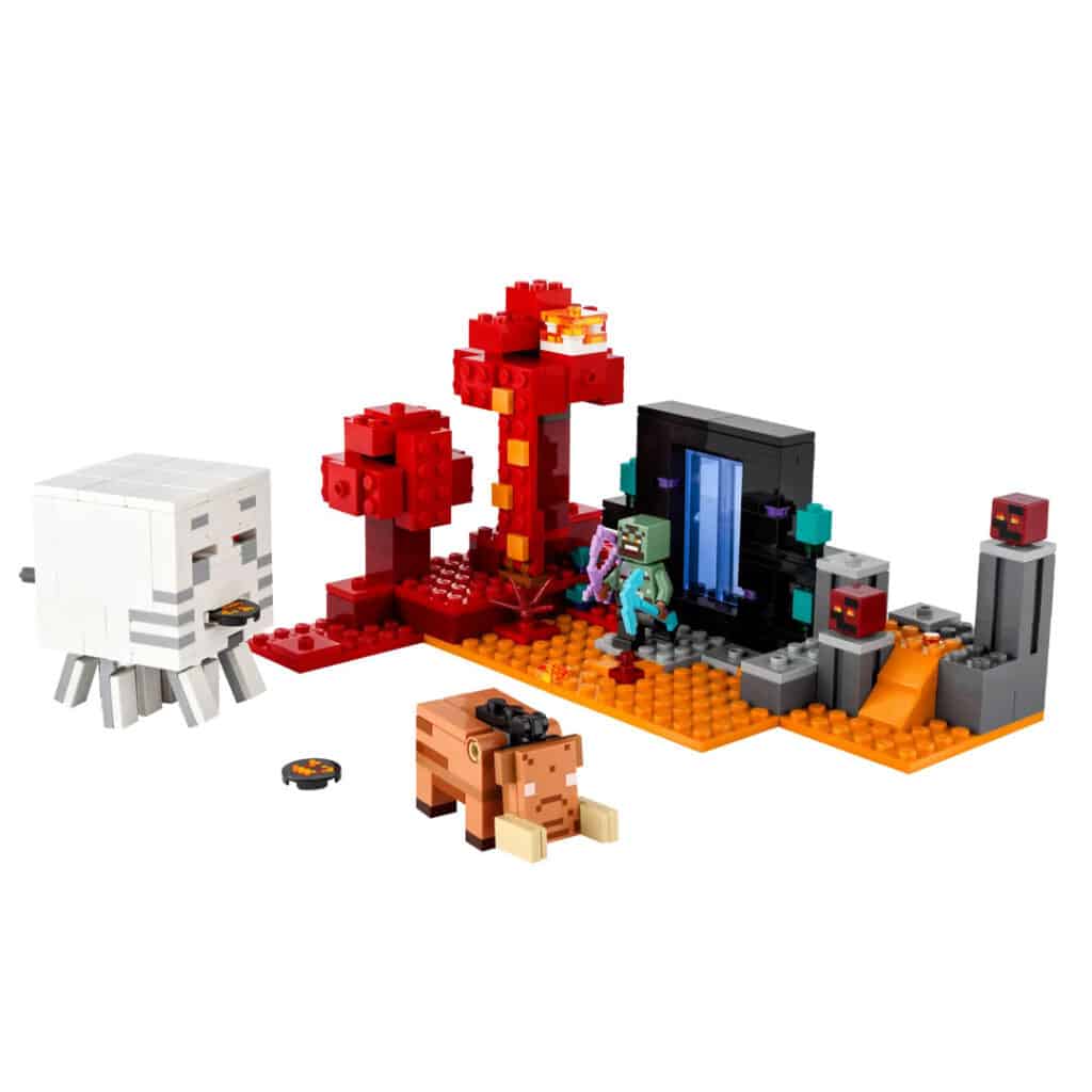 LEGO-Minecraft-Baustein-Set-21255-Hinterhalt-am-Netherportal-01