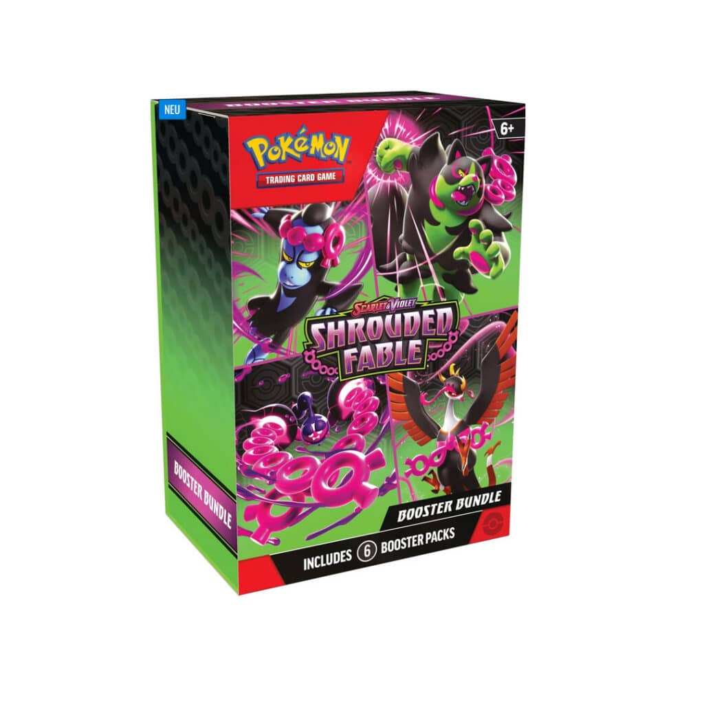 Pokemon-Sammelkarten-45920-Karmesin-und-Purpur-Nebel-der-Sagen-1-Booster-Bundle-mit-6-Boosterpacks