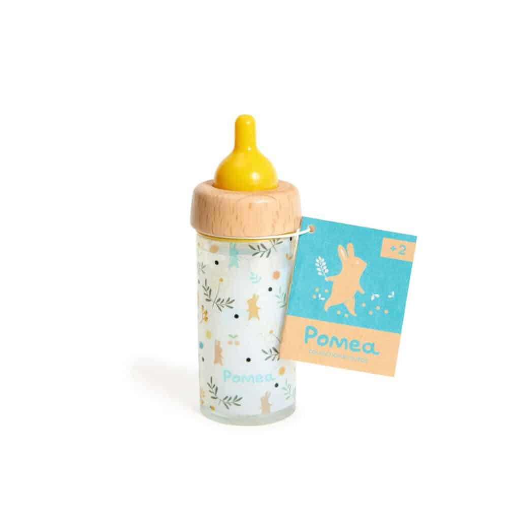 Djeco-POMEA-Puppen-Babyflasche-mit-Trinkeffekt