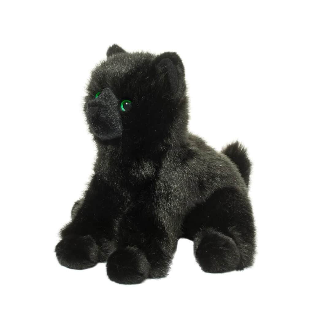 Douglas-Cuddle-Toys-Kuscheltier-Katze-schwarz-sitzend-4394-01