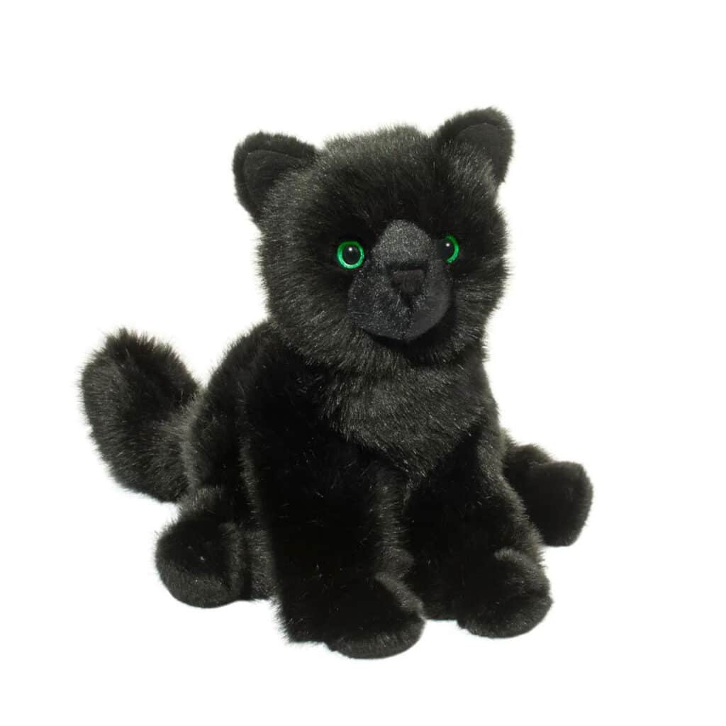 Douglas-Cuddle-Toys-Kuscheltier-Katze-schwarz-sitzend-4394