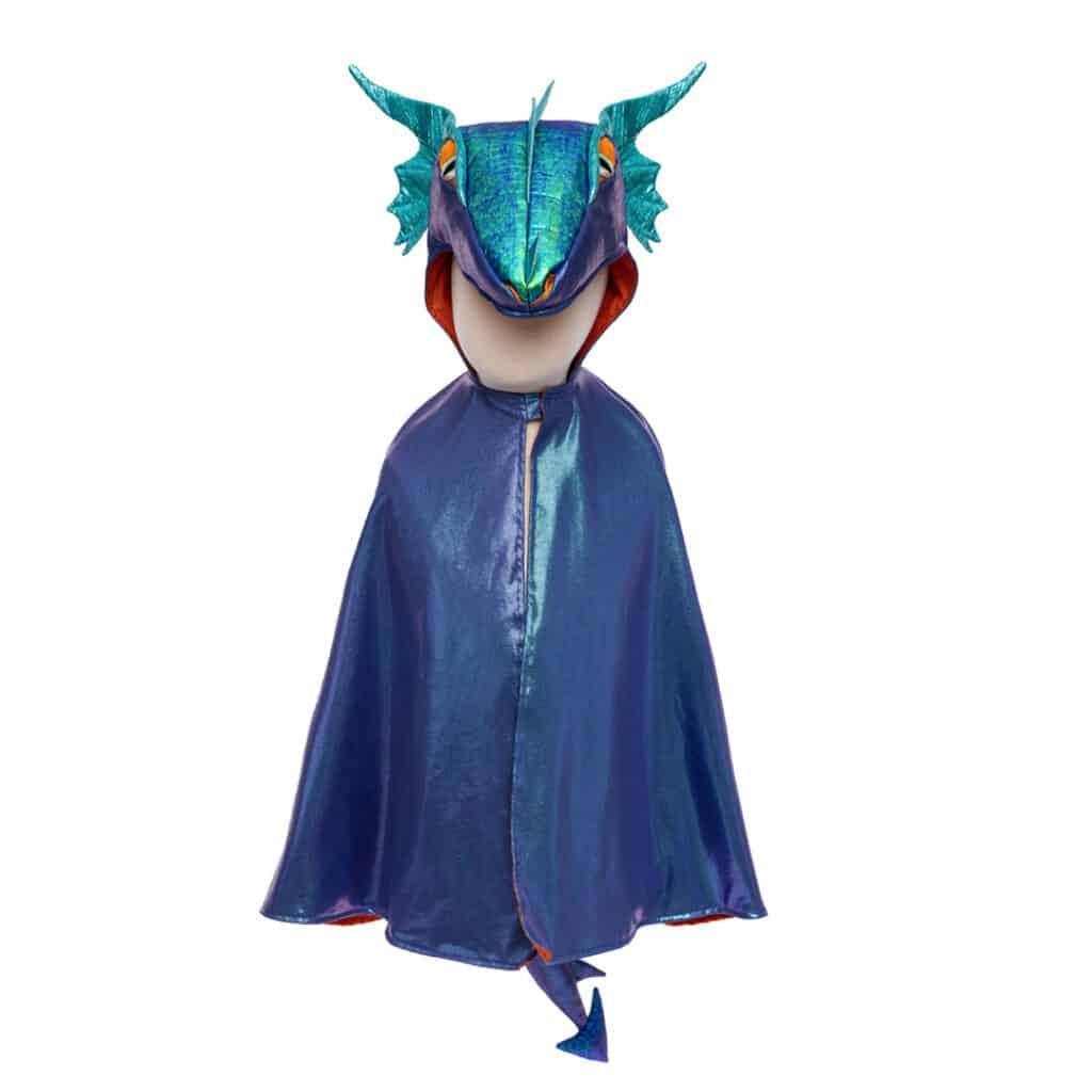 Great-Pretenders-Kostuemcape-Metallic-Drache-Blau-Kinderkostuem-01