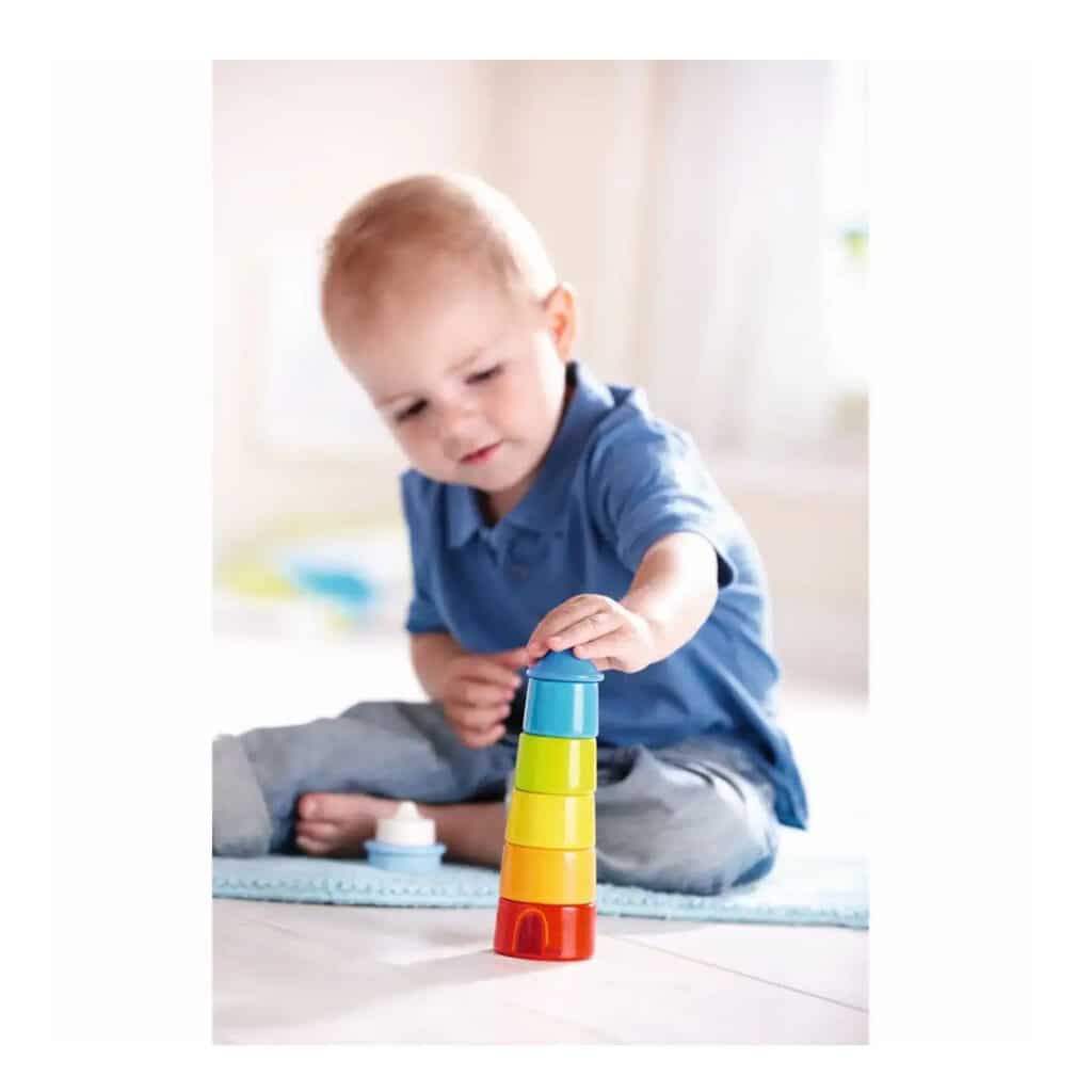 HABA-Babyspielzeug-Stapelturm-Stapelspiel-Leuchtturm-03